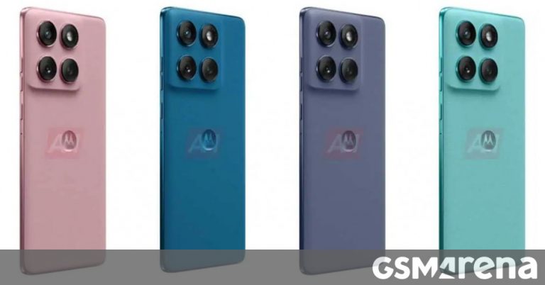 New Motorola Edge 60 Fusion renders leak, showing all four colors