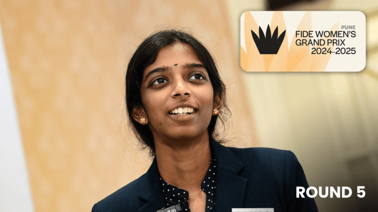 Pune Women’s Grand Prix Round 5: Vaishali Scores 1st Win, Zhu Survives Salimova’s Queen Sac