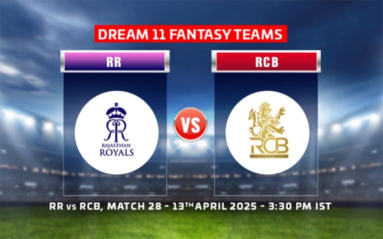 RR vs RCB Dream11 Prediction, Match 28, IPL Fantasy Cricket Tips, Playing XI, Today Dream11 Team for Today IPL Match