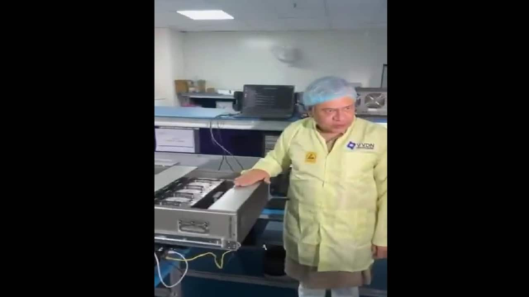 Watch | Ashwini Vaishnaw showcases India’s first fully designed AI server