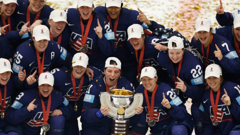 Women’s hockey world championship: Top photos as USA beats Canada for gold