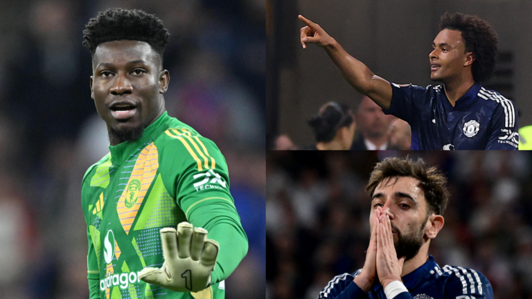Man Utd player ratings vs Lyon: Andre Onana, look away now! Goalkeeper’s double blunder spoils big moments from Joshua Zirkzee and Leny Yoro as Red Devils blow advantage