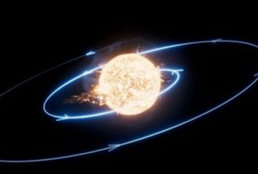 James Webb Telescope captures a planet’s fiery end by plunging into a star