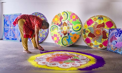 origin rangoli artist bags cultural heritage award