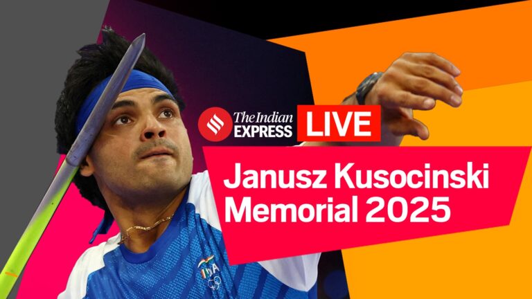 Neeraj Chopra javelin Live Updates, Janusz Kusocinski Memorial 2025: Neeraj Chopra takes over 2nd place with last throw of 84.14