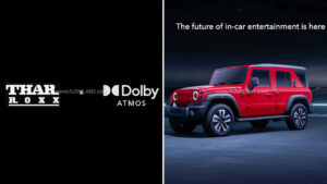 Mahindra Thar Roxx World’s 1st SUV 4-Channel Dolby Atmos Audio