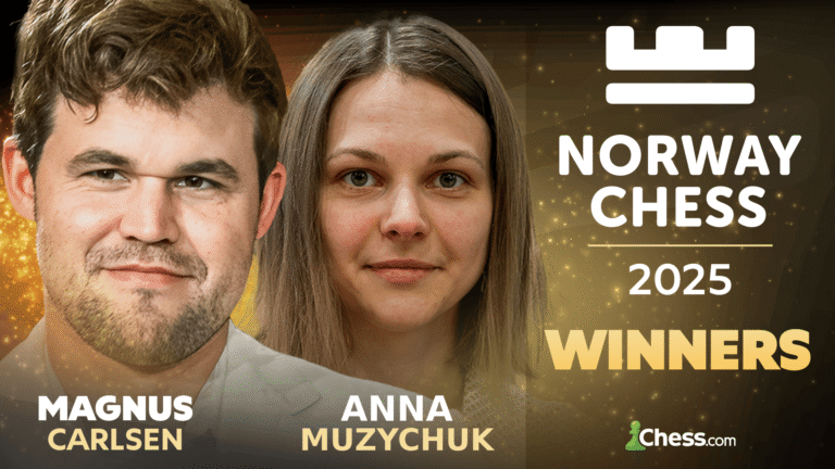 Carlsen, Muzychuk Win Norway Chess 2025 After Stunning Final Round