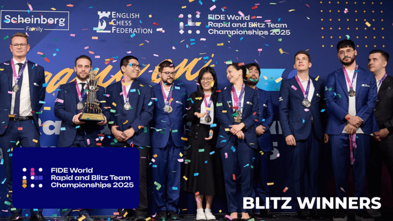 WR Chess Defends World Team Blitz Title After Winning Appeal