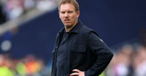Julian Nagelsmann reacts to Germany’s 2-0 loss to France in the Nations League