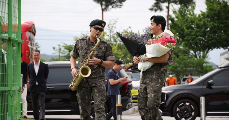 K-pop megastars RM, V released from army, promise BTS reunion