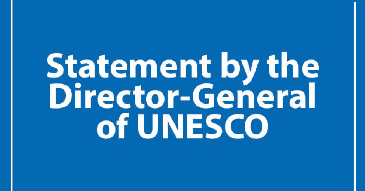 Withdrawal of the United States of America from UNESCO: statement by