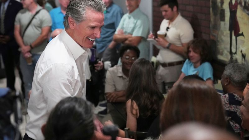 Newsom blasts Trump during South Carolina tour as California governor stokes 2028 speculation