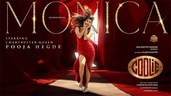Monica from Coolie: Pooja Hegde turns up the heat in this catchy Anirudh song