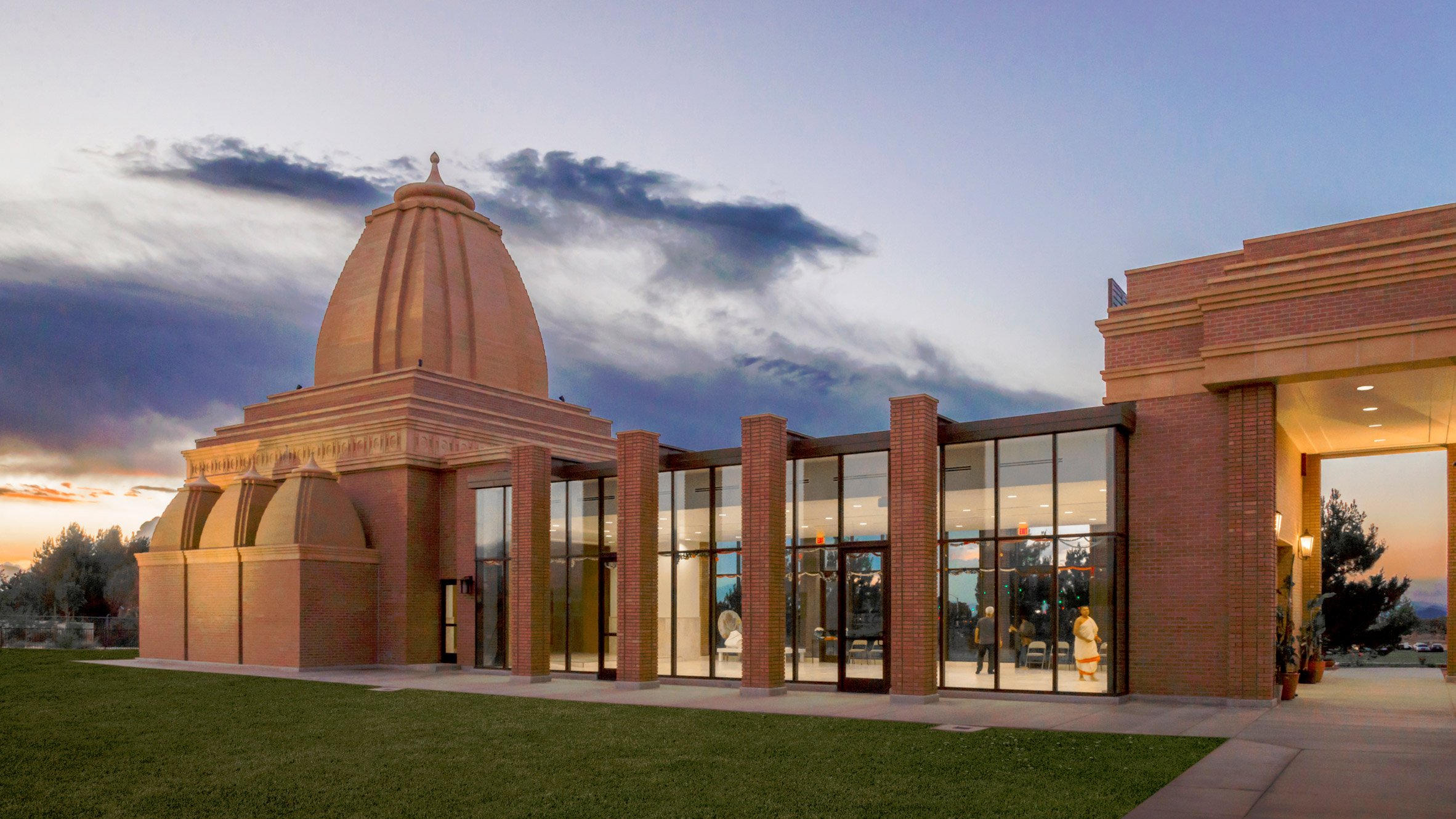 CSA Partners includes glass dome at Hindu temple in California desert