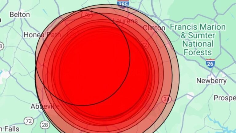 Two more earthquakes shake South Carolina overnight