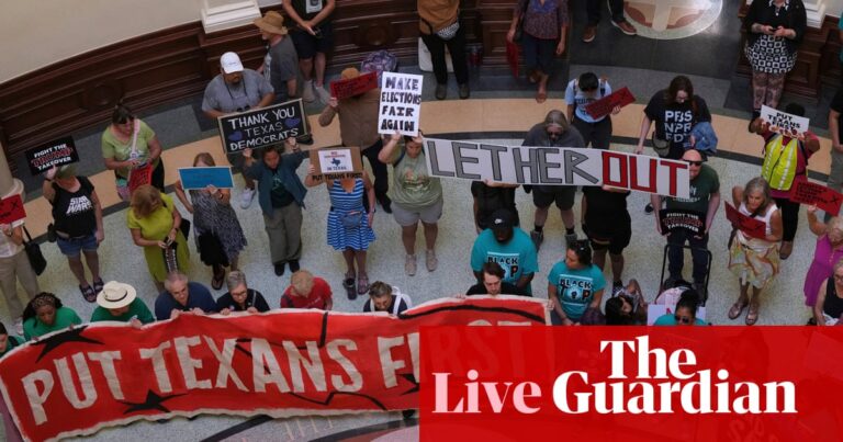 Texas house passes Republican-drawn gerrymandered congressional map after weeks of protest – live updates