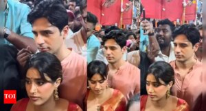 Janhvi Kapoor appears uneasy at crowded Ganpati pandal; fans express concern: 'Can feel her discomfort'