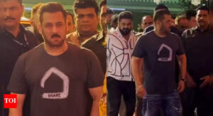Salman Khan arrives for Ganpati darshan with Z+ security; keeps his look casual yet stylish: PICS