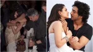 Ahaan Panday, Aneet Padda's chemistry turns heads at Saiyaara success bash