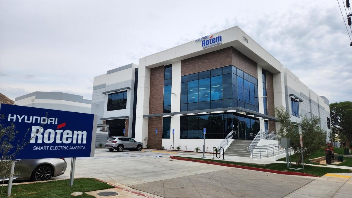 Hyundai Rotem opens first US rail parts plant in California