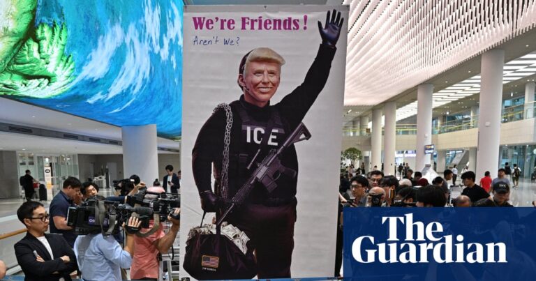 South Korea outraged at 300 workers treated as ‘prisoners of war’ in US raid