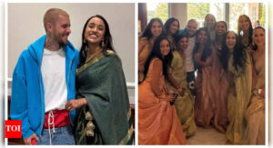 Justin Bieber surprises fans; attends Indian Wedding in Los Angeles, poses with bride and bridesmaids