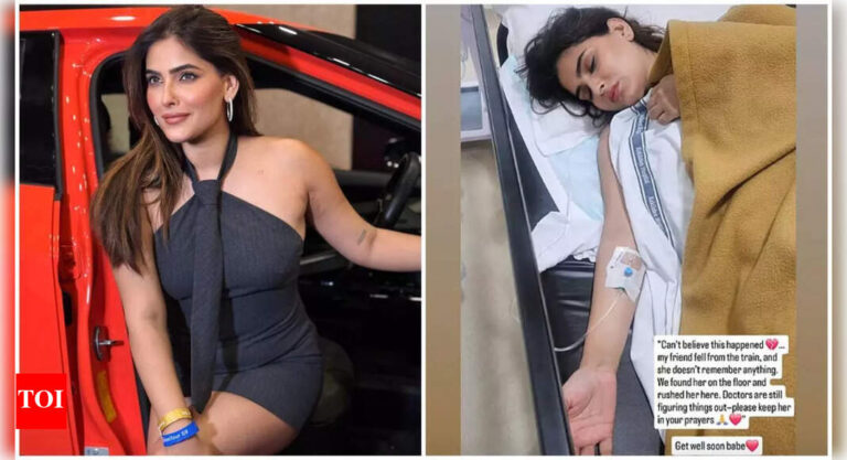 Karishma Sharma injured after jumping off moving train in Mumbai: ‘I’ve injured my back, my head is swollen, I’m covered in bruises’