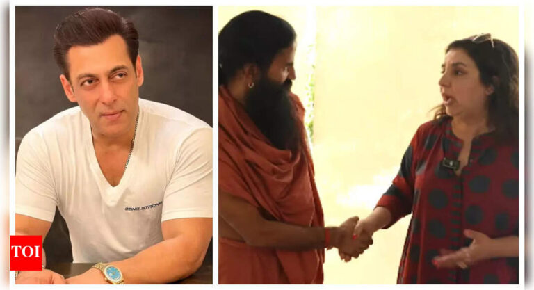 Farah Khan compares Baba Ramdev to Salman Khan as she visits his ashram: ‘He also lives in 1BHK and has built palaces for everyone else’
