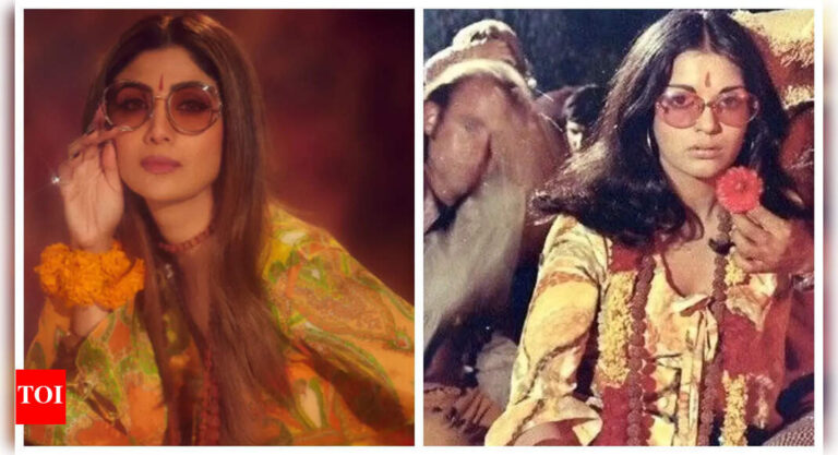 Shilpa Shetty pays homage to Zeenat Aman, recreates her Hare Rama Hare Krishna look: Farah Khan says ‘loving this look’