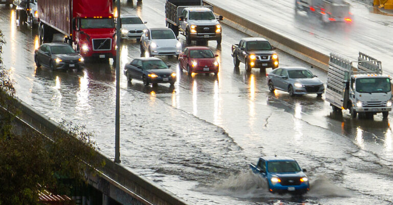 California Forecast: Los Angeles Records More Than a Month’s Rain in a Day