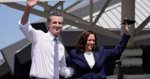 CBS News poll on whether California’s voters want Newsom, Harris to run for president